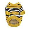 Dog Coat Sweater Stripes Fashion Cute Casual / Daily Winter Dog Clothes Puppy Clothes Dog Outfits Breathable Yellow Costume for Girl and Boy Dog Knitted XS S M L XL XXL