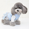 Dog Coat Vest Bowknot Casual / Sporty Cute Casual / Daily Winter Dog Clothes Breathable Blue Pink Costume Cotton S M L XL XXL