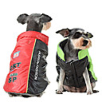 Dog Coat Vest Color Block Casual / Sporty Fashion Casual / Daily Winter Dog Clothes Breathable Purple Red Blue Costume Fleece S M L XL