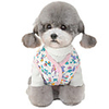 Dog Coat Vest Flower Reversible Casual / Sporty Casual / Daily Winter Dog Clothes Breathable Blue Pink Costume Cotton S M L XL XXL