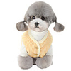Dog Coat Vest Solid Colored Casual / Sporty Cute Casual / Daily Winter Dog Clothes Breathable Yellow Green Costume Cotton Polyster S M L XL XXL
