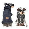 Dog Coat Vest Solid Colored Casual / Sporty Fashion Casual / Daily Winter Dog Clothes Breathable Blue Gray Costume Fleece Cotton S M L XL XXL