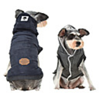 Dog Coat Vest Solid Colored Casual / Sporty Fashion Casual / Daily Winter Dog Clothes Breathable Blue Gray Costume Fleece Cotton S M L XL XXL