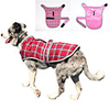 Dog Coat Vest Solid Colored Classic Style Sports Outdoor Winter Dog Clothes Warm Black Red Pink Costume Polyster XS S M L XL XXL