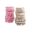 Dog Coat Waterproof Winter Dog Clothes White Pink Costume Terylene XS S M L XL XXL