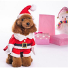 Dog Coat Winter Dog Clothes Red Costume Cotton Solid Colored Christmas XS S M L XL