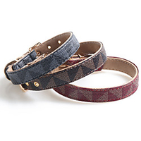 Dog Collar Adjustable Retractable Durable Outdoor Walking Classic PU Leather Small Dog Red Blue Brown Beige Gray 1pc