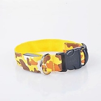 Dog Collar Light Up Collar Strobe / Flashing Camouflage Terylene White Yellow Red Blue Pink