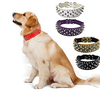 Dog Collar Portable Solid Colored PU Leather White Black Purple Red Pink miniinthebox
