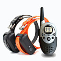 Dog Collar Training Anti Bark Electric LCD Display Remote Control Shock / Vibration Classic Metalic Plastic