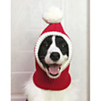 Dog Costume Bandanas Hats Christmas Cosplay Christmas Winter Dog Clothes Red Costume Large Dog Polyster XS S M L XL