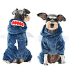 Dog Costume Pajamas Shark Casual / Sporty Fashion Casual / Daily Winter Dog Clothes Puppy Clothes Dog Outfits Breathable Blue Costume for Girl and Boy Dog Fleece XS S M L XL XXL miniinthebox