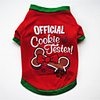 Dog Costume Slogan Cosplay Christmas Winter Dog Clothes Red Costume Polyster XS S M L