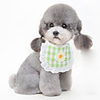 Dog Dog Bandana Dog Bibs Scarf Triangle Bibs Accessories Dog Clothes Adjustable Yellow Blue Pink Wedding Birthday Costume Shiba Inu Bichon Frise Poodle Polyester Cotton Plaid / Check Flower Party Cute