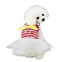 Dog Dress Angel Sweet Style Cosplay Dog Clothes Red Pink Costume Polyester XS S M L XL