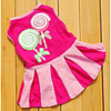 Dog Dress Princess Casual / Daily Fashion Dog Clothes Breathable Red Fuchsia Blue Costume Cotton XS S M L XL