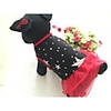 Dog Dress Stars Casual / Daily Dog Clothes Black Red Costume Cotton Mixed Material XS S M L