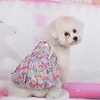Dog Dress Tie Dye Dresses Stretchy Breathable Pet Summer Dog Clothes for Small Dogs miniinthebox