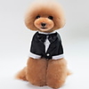 Dog Dress Tuxedo Puppy Clothes Solid Colored Wedding Wedding Party Dog Clothes Puppy Clothes Dog Outfits Black Costume for Girl and Boy Dog Polyster S M L XL XXL