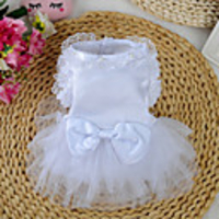 Dog Dress Wedding Dog Clothes Costume Cotton XS S M L