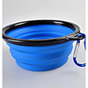 Dog Feeders Silicone Solid Colored Red Green Blue Bowls Feeding
