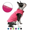 dog fleece vest - pink,  x-large - premium dog clothes for small dogs boy or girl - pullover dog jacket with leash ring - small dog sweater for indoor and outdoor use miniinthebox