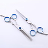 Dog Grooming Alloy Scissor Portable Pet Grooming Supplies White 2