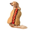 Dog Halloween Costumes Costume Puppy Clothes Solid Colored Hotdog Fun Whimsical Cosplay Halloween Holiday Winter Dog Clothes Puppy Clothes Dog Outfits Rainbow Costume for Girl and Boy Dog Polyster