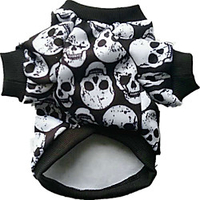 Dog Halloween Costumes Costume Skull Cosplay Halloween Winter Dog Clothes Puppy Clothes Dog Outfits Rainbow White Black Costume for Girl and Boy Dog Cotton XXS XS S M L XL miniinthebox