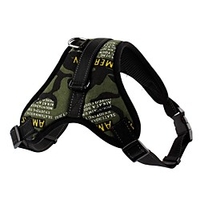 Dog Harness Adjustable Breathable Safety Solid Colored Nylon Black / Red Black / White Camouflage Color Leopard Black