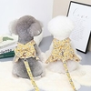 Dog Harness Dress Floral Botanical Fashion Cute Casual / Daily Outdoor Dog Clothes Puppy Clothes Dog Outfits Soft 1 2 3 Costume for Girl and Boy Dog Polyester S M L XL XXL miniinthebox
