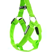 Dog Harness LED Lights Safety Solid Colored Terylene White Yellow Red Blue Pink miniinthebox