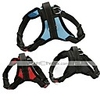 Dog Harness Mesh Harness Adjustable / Retractable Vest Hiking Walking Solid Colored Mesh Black / Red Black / White