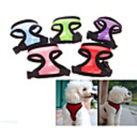 Dog Harness Mesh Harness Cosplay Nylon Yellow Red