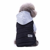 dog hoodie coat winter waterproof dog jacket warm winter outwear sports wear for dogs black miniinthebox