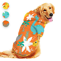 Dog Hoodie Dinosaur Animal Cartoon Funny Cute Casual / Daily Dog Clothes Puppy Clothes Dog Outfits Breathable Blue Orange Gray Costume for Girl and Boy Dog Polyster S M L XL