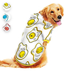 Dog Hoodie Egg Cartoon Funny Cute Casual / Daily Dog Clothes Puppy Clothes Dog Outfits Breathable Yellow Red Blue Costume for Girl and Boy Dog Polyster S M L XL
