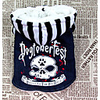 Dog Hoodie Skull Stylish Winter Dog Clothes Warm Red Costume Velvet Chiffon Down XS M L XL