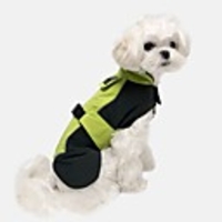 Dog Jacket Color Block Casual / Sporty Illuminated Casual / Daily Outdoor Winter Dog Clothes Breathable Blue Orange Green Costume Jeans S M L XL XXL XXXL