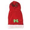 Dog Jacket Fleece Vest Smile Face Sweet Cute Casual / Daily Outdoor Winter Dog Clothes Puppy Clothes Dog Outfits Breathable Red Costume for Girl and Boy Dog Cotton S M L XL XXL