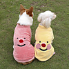 Dog Jacket Fleece Vest Smile Face Sweet Cute Casual / Daily Outdoor Winter Dog Clothes Puppy Clothes Dog Outfits Breathable Yellow Pink Costume for Girl and Boy Dog Cotton XS S M L XL XXL