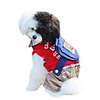Dog Jumpsuit Letter Number Keep Warm Fashion Winter Dog Clothes Red Green Costume Cotton XS S M L XL