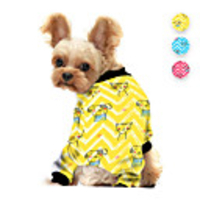 Dog Jumpsuit Pajamas Animal Printed Cute Casual / Daily Dog Clothes Puppy Clothes Dog Outfits Breathable Yellow Blue Pink Costume for Girl and Boy Dog Polyster S M L XL