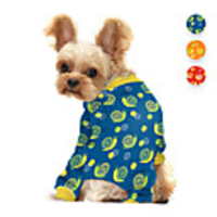Dog Jumpsuit Pajamas Animal Printed Snails Animals Casual / Daily Dog Clothes Puppy Clothes Dog Outfits Breathable Yellow Red Blue Costume for Girl and Boy Dog Polyster S M L XL
