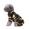 Dog Jumpsuit Pajamas Camouflage Cool Casual / Daily Winter Dog Clothes Warm Green Costume Polyster S M L XL