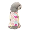 Dog Jumpsuit Pajamas Geometic Fruit Animal Casual / Daily Dog Clothes Puppy Clothes Dog Outfits Yellow Light Green Pink Costume for Girl and Boy Dog Cotton S M L XL XXL miniinthebox