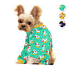 Dog Jumpsuit Pajamas Milk Cows Printed Animals Casual / Daily Dog Clothes Puppy Clothes Dog Outfits Breathable Yellow Blue Green Costume for Girl and Boy Dog Polyster S M L XL