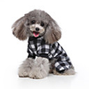 Dog Jumpsuit Pajamas Plaid / Check Cool Casual / Daily Winter Dog Clothes Warm Black Costume Polyster S M L XL