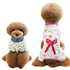 Dog Jumpsuit Pajamas Tracksuit Animal Animal Casual / Daily Dog Clothes Puppy Clothes Dog Outfits Breathable Yellow Blue Pink Costume for Girl and Boy Dog 100% Cotton S M L XL XXL
