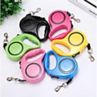 Dog Leash Portable Adjustable / Retractable Adjustable Size Color Block Plastics Nylon Golden Retriever Dalmatian Bulldog Shih Tzu Red Green